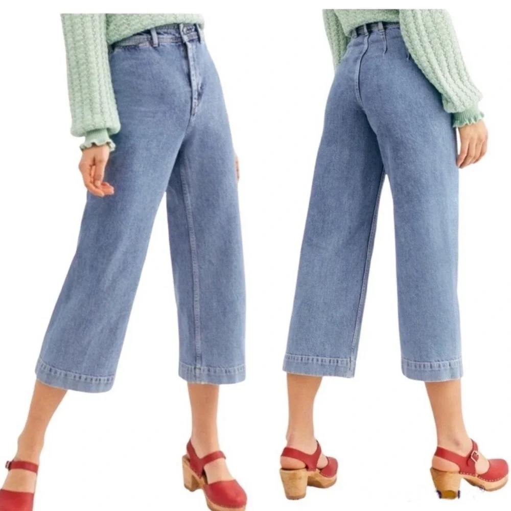 Free‎ People Devon Wide Leg Crop 28